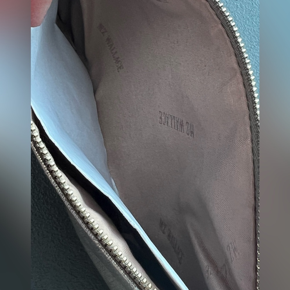 MZ WALLACE NEW METALIC GOLD COSMETICS POUCH - Picture 9 of 13